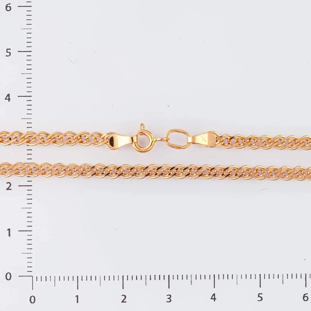 Цепь из красного золота 585 пробы