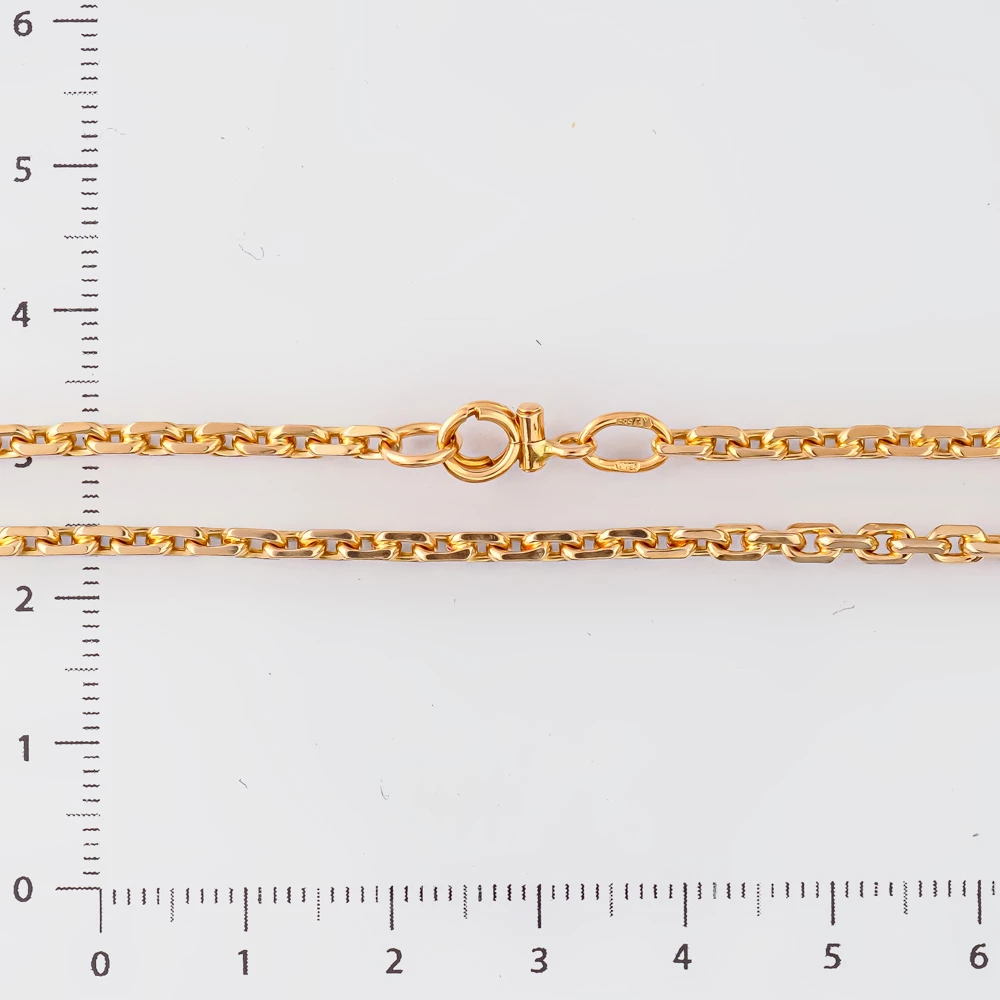 Цепь из красного золота 585 пробы