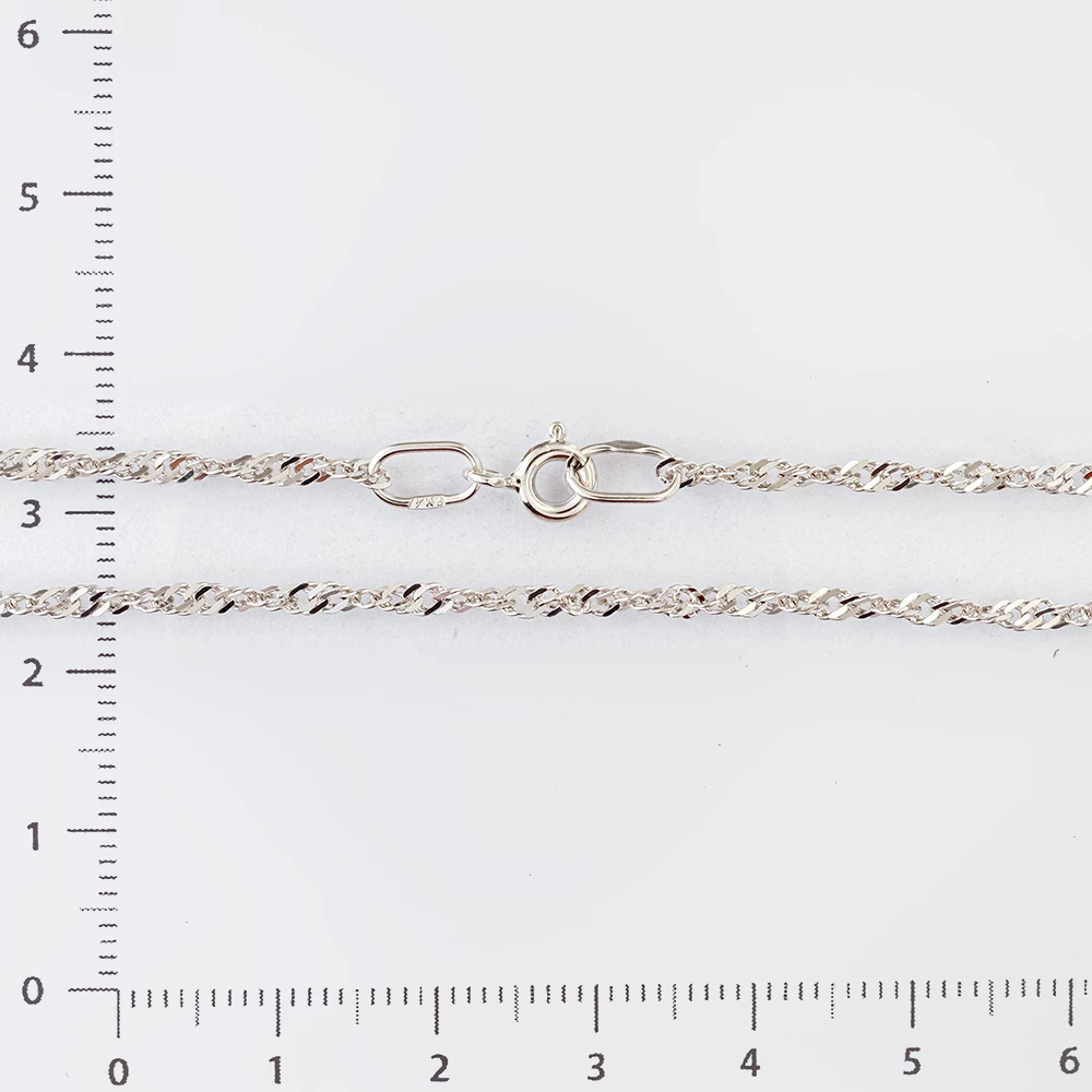 Цепь из белого золота 585 пробы