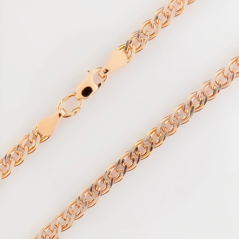 Цепь из красного золота 585 пробы