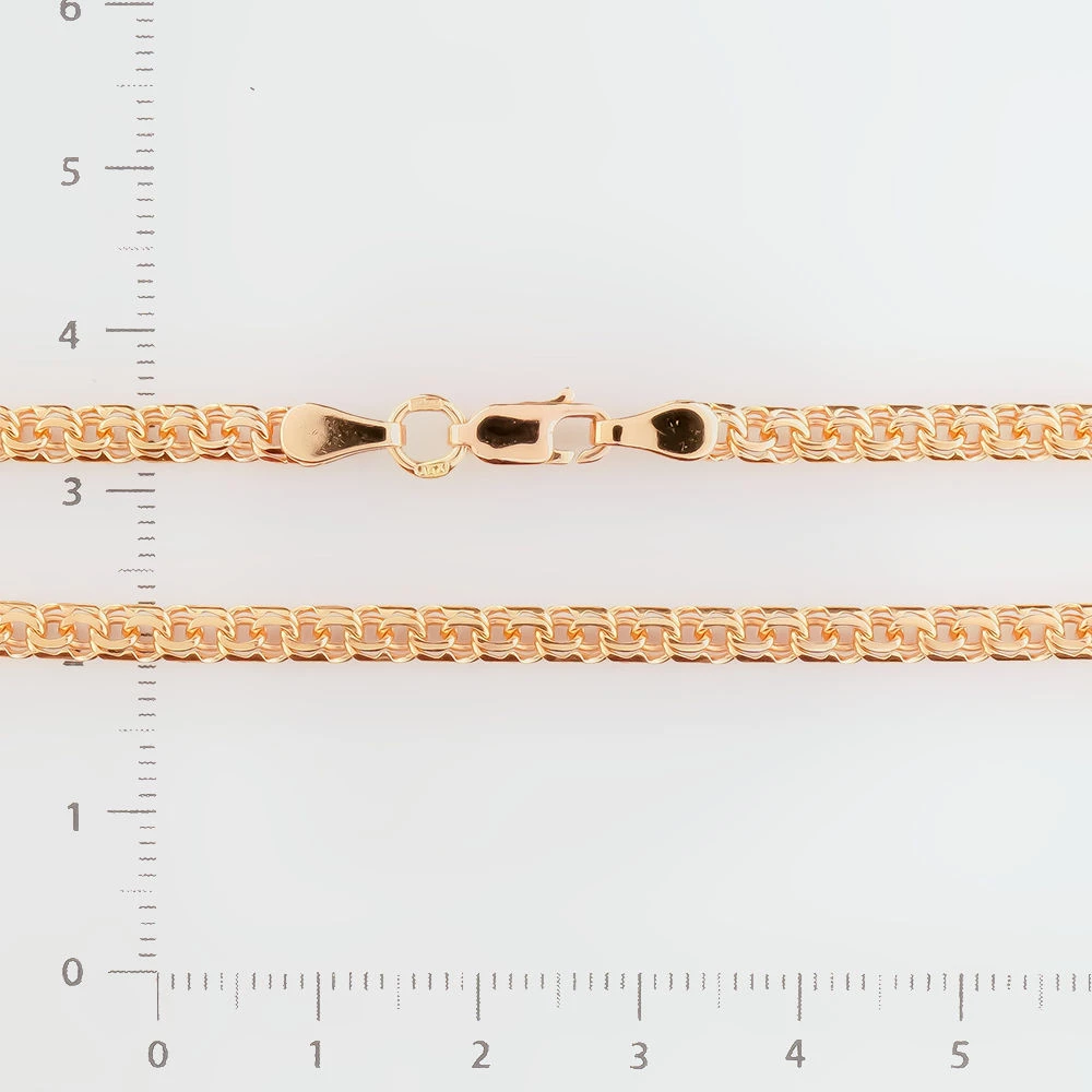 Цепь из красного золота 585 пробы