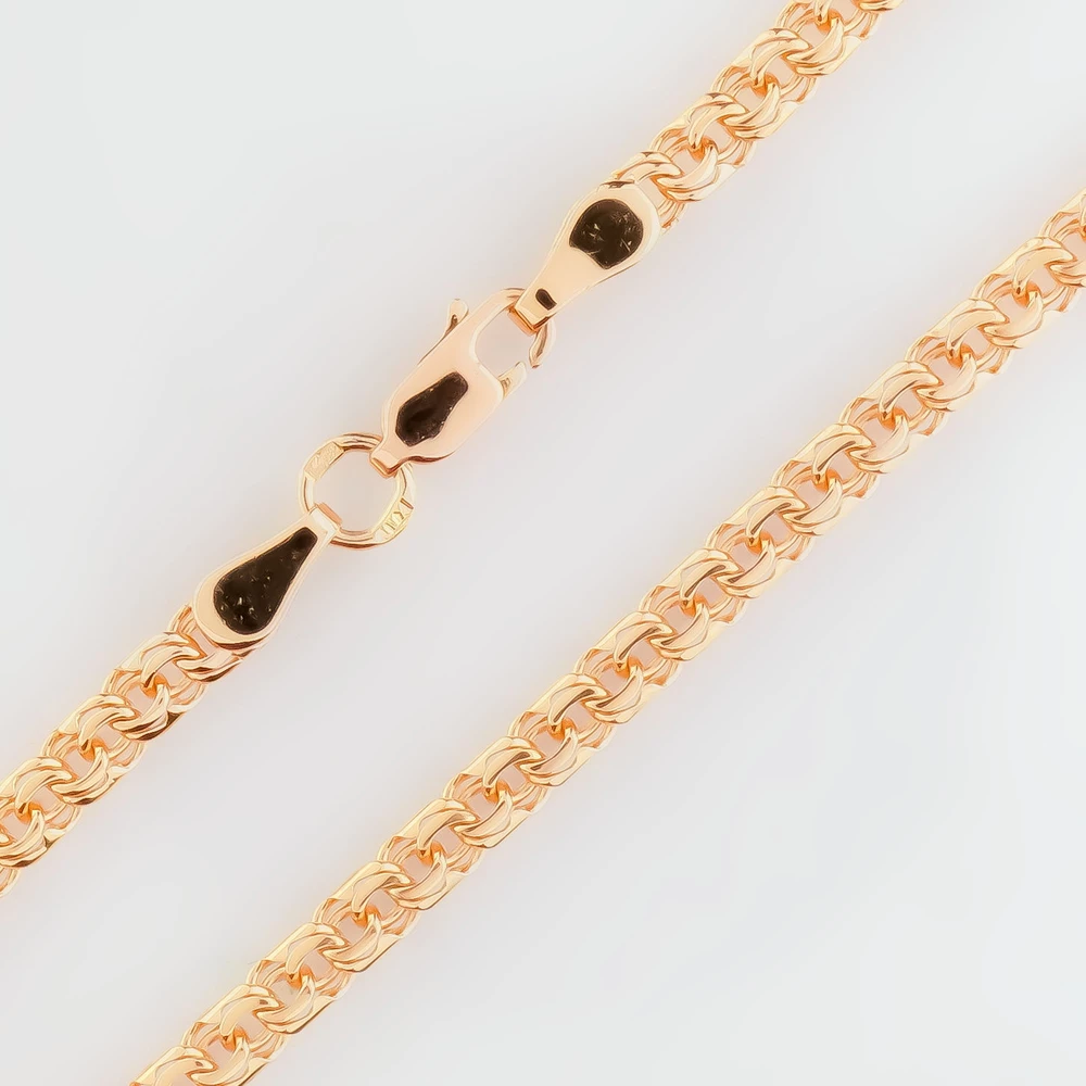 Цепь из красного золота 585 пробы