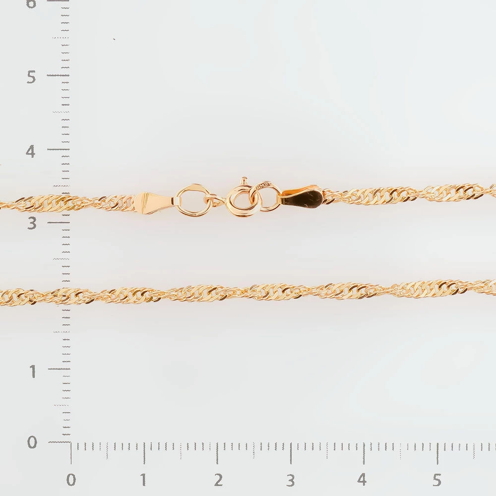 Цепь из желтого золота 585 пробы