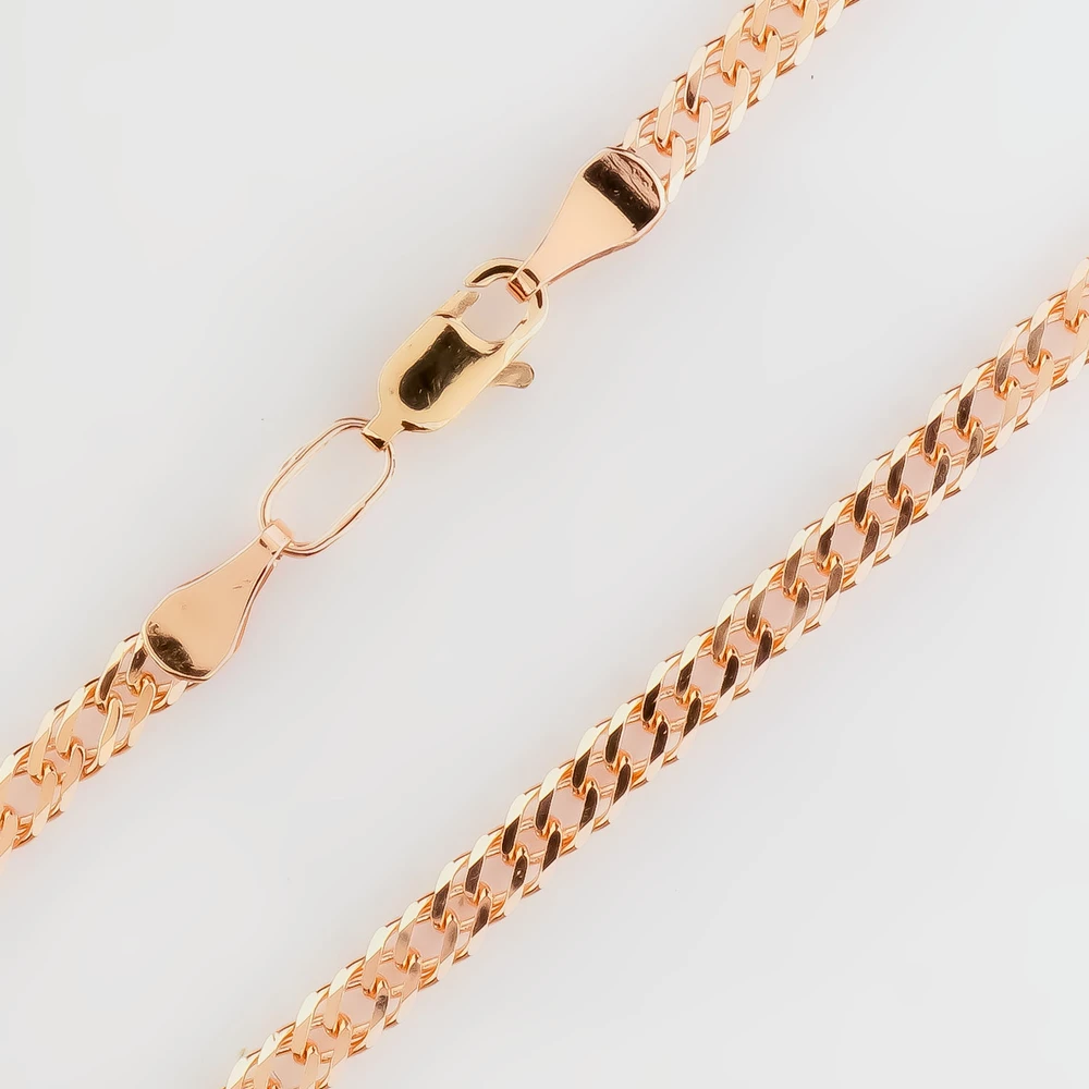 Цепь из красного золота 585 пробы