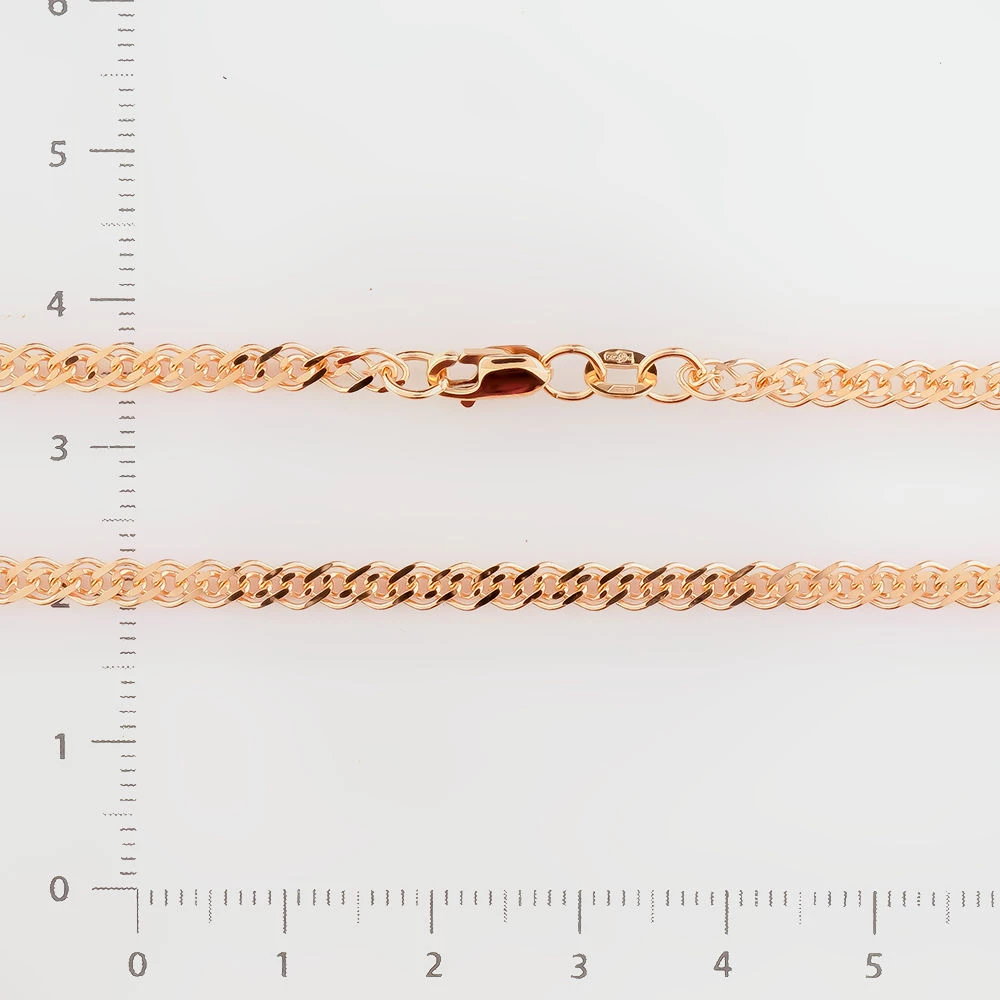 Цепь из красного золота 585 пробы