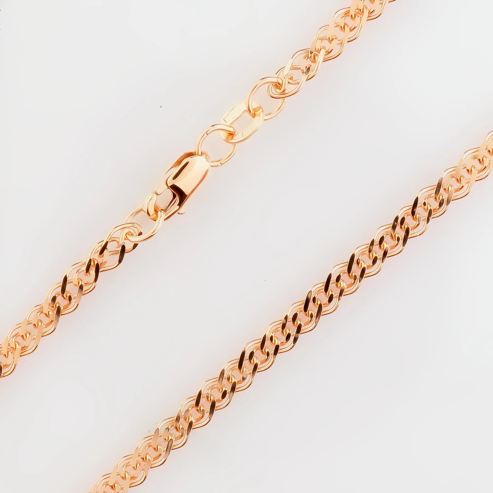 Цепь из красного золота 585 пробы