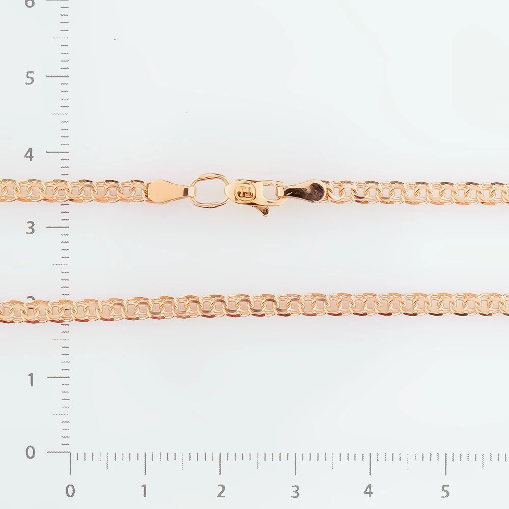 Цепь из красного золота 585 пробы