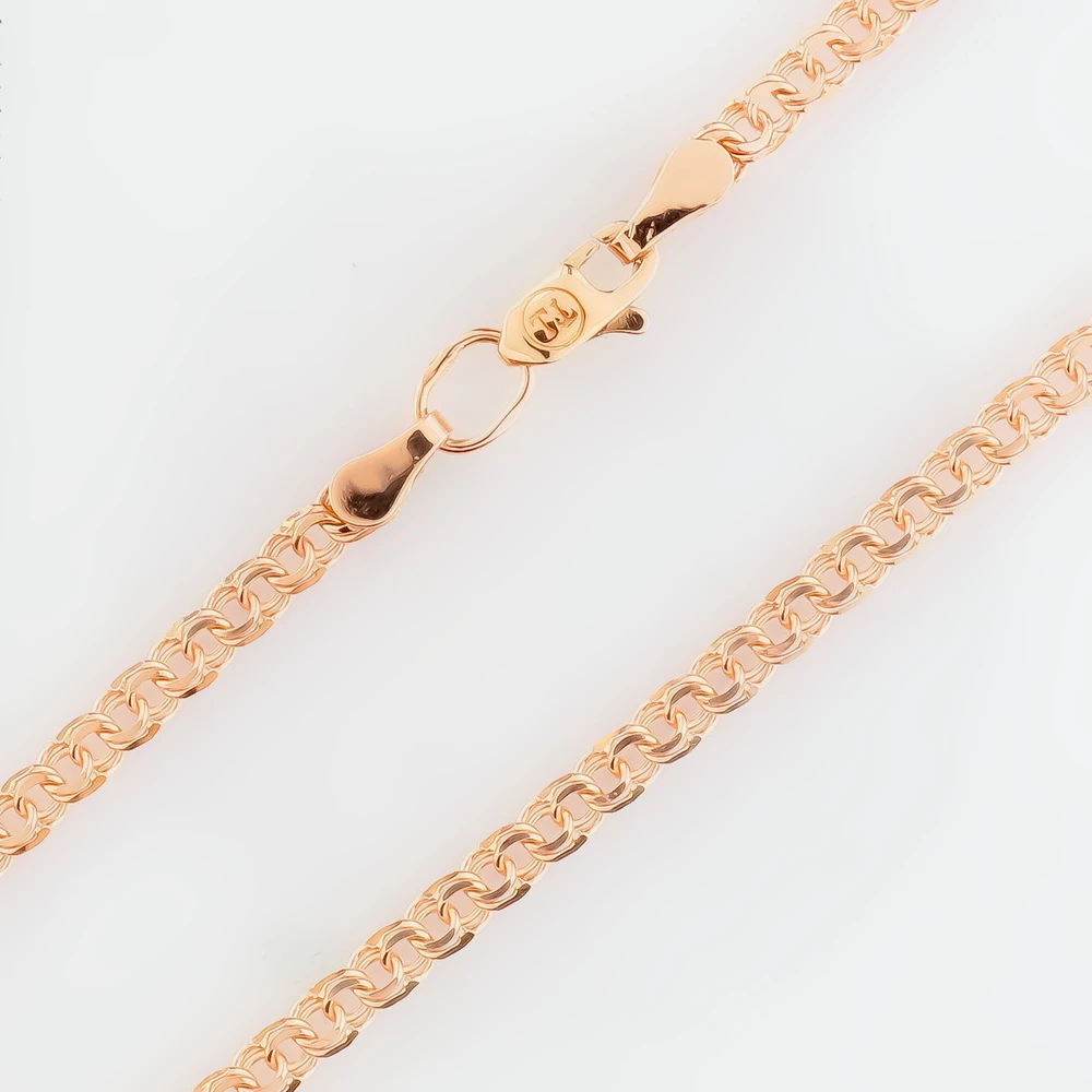 Цепь из красного золота 585 пробы