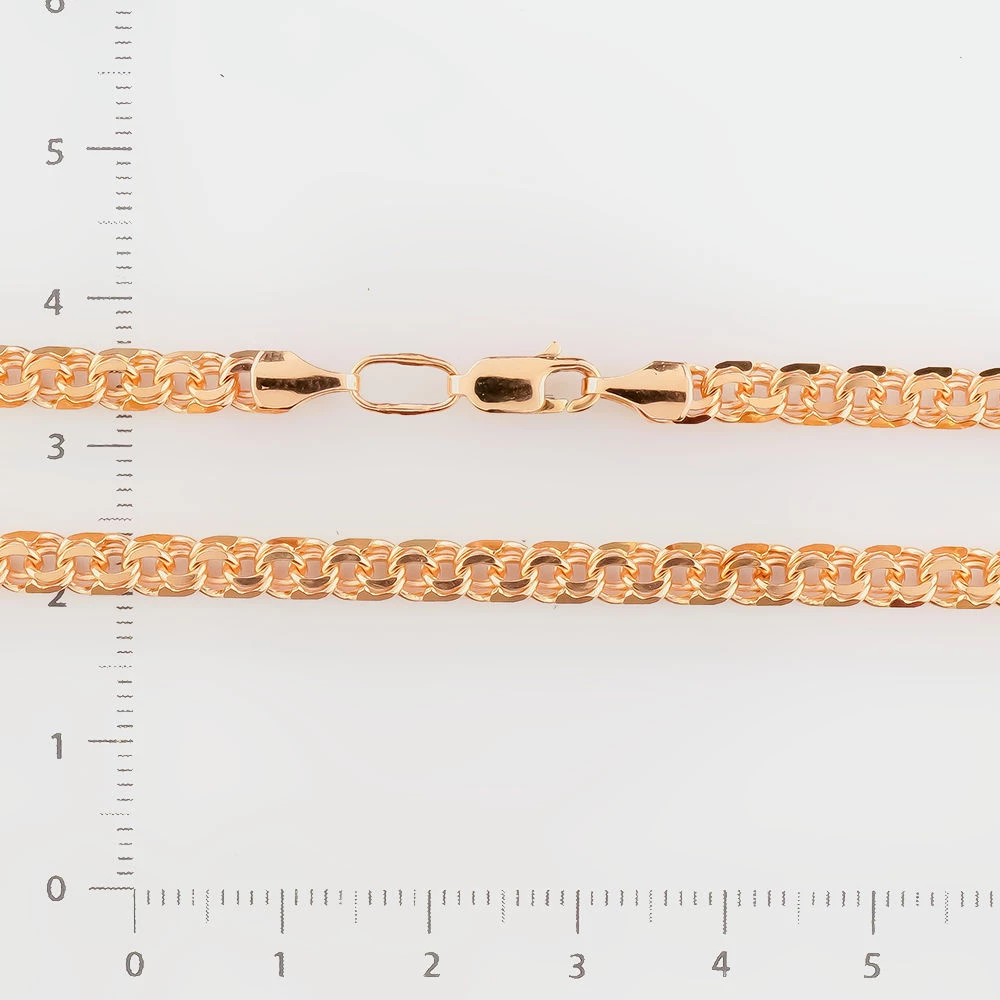 Цепь из красного золота 585 пробы