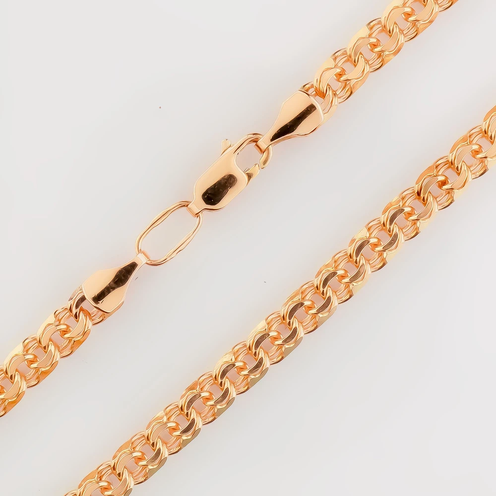 Цепь из красного золота 585 пробы