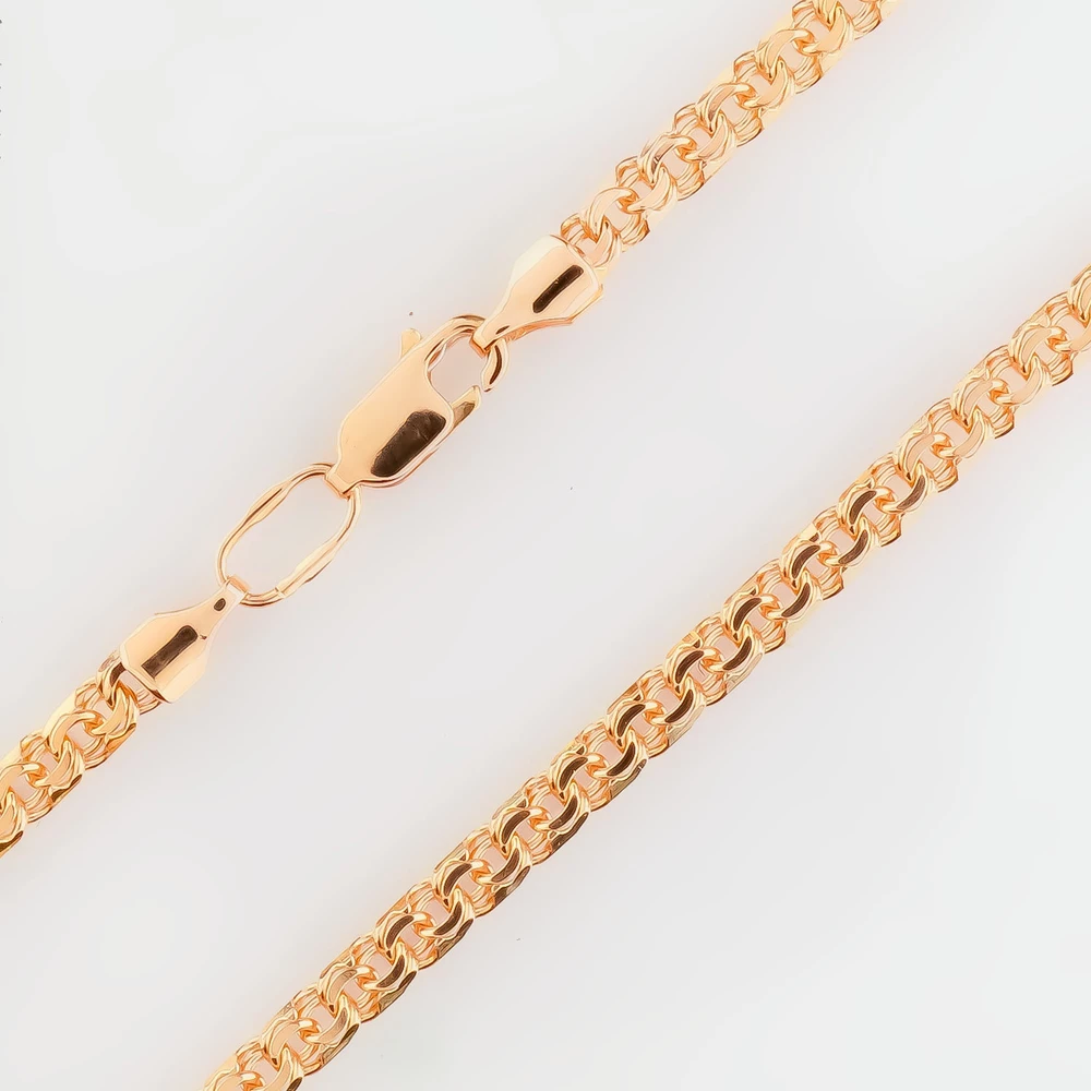 Цепь из красного золота 585 пробы