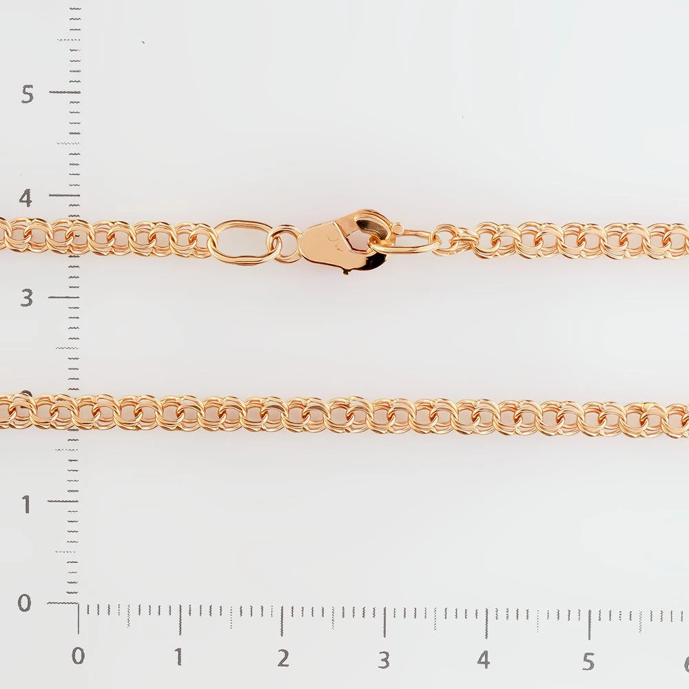 Цепь из красного золота 585 пробы