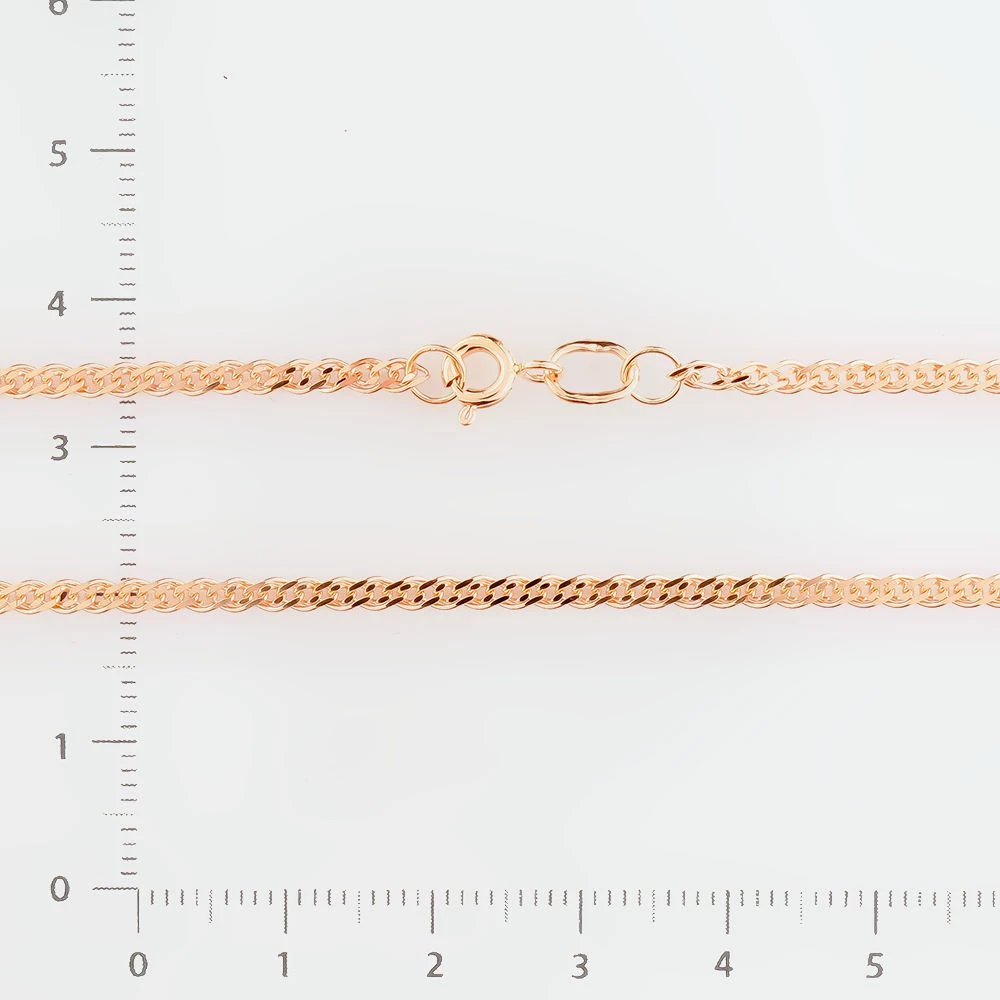 Цепь из красного золота 585 пробы