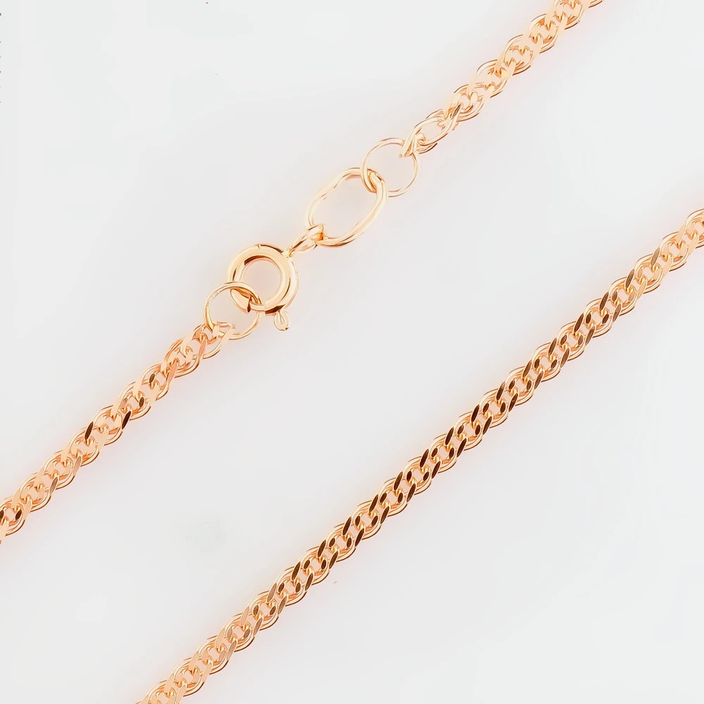 Цепь из красного золота 585 пробы