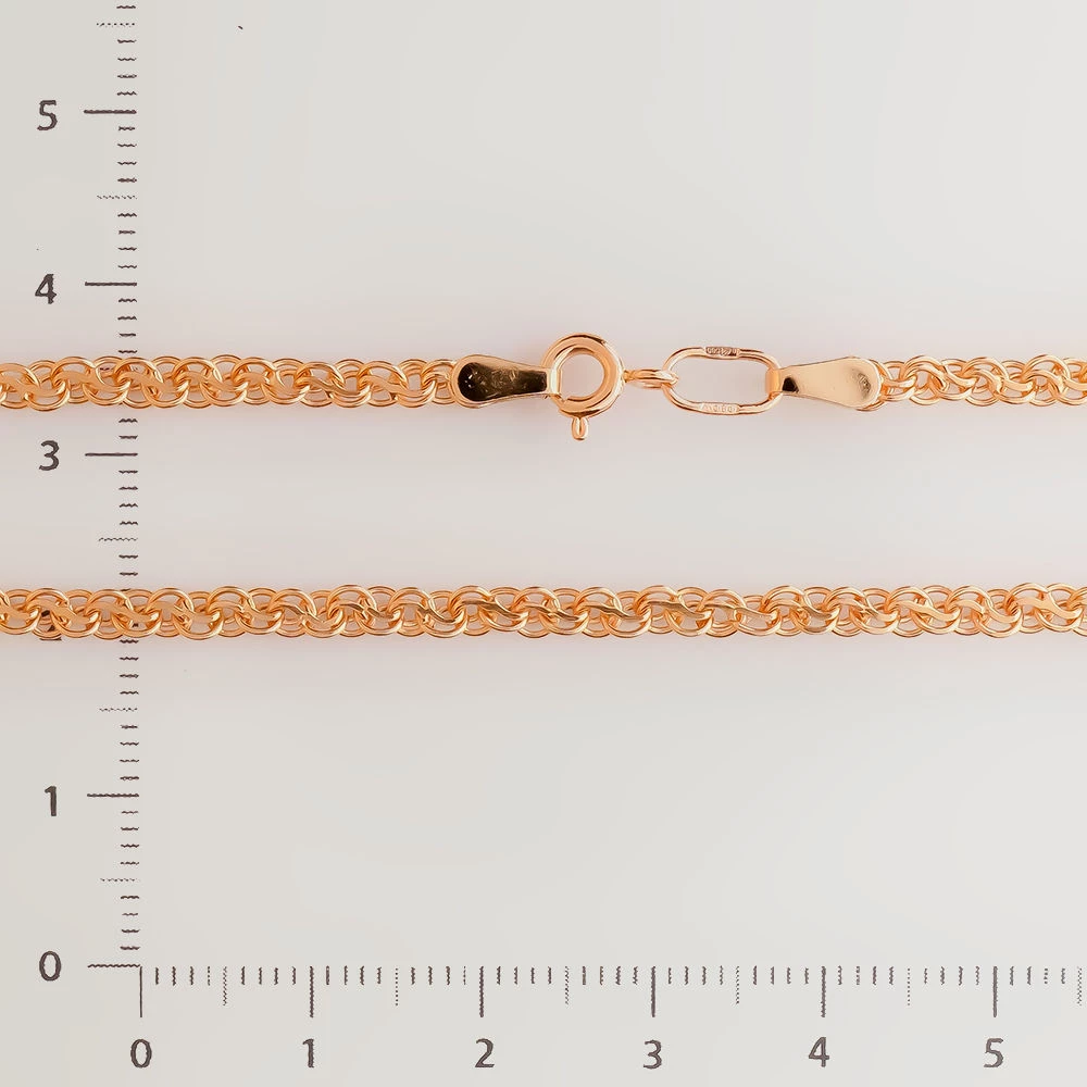 Цепь из красного золота 585 пробы
