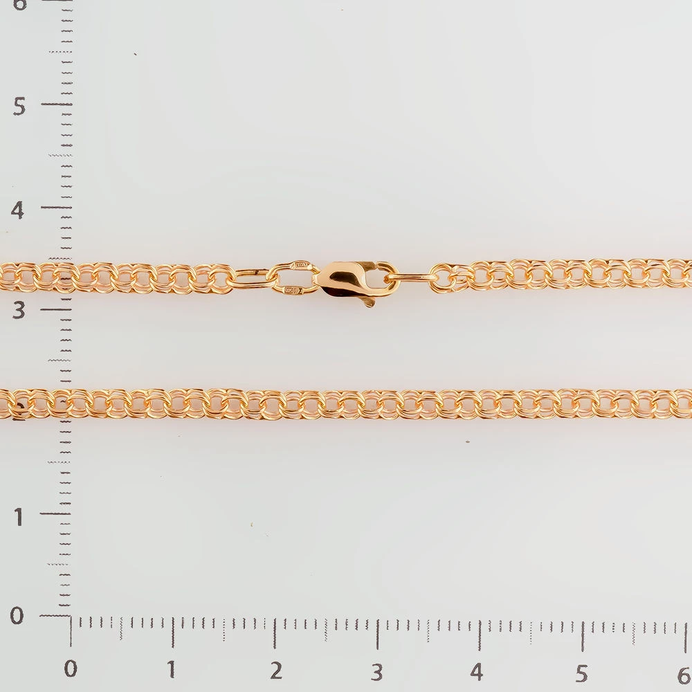 Цепь из красного золота 585 пробы