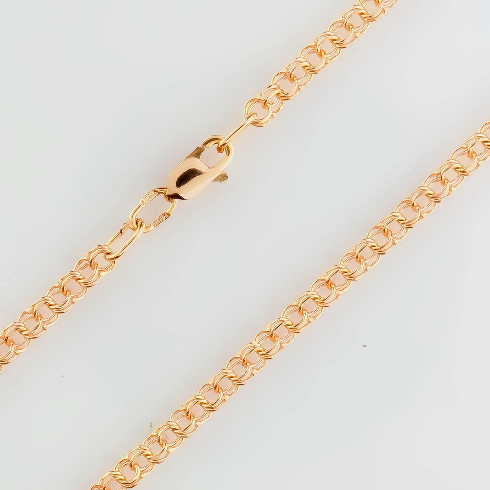 Цепь из красного золота 585 пробы