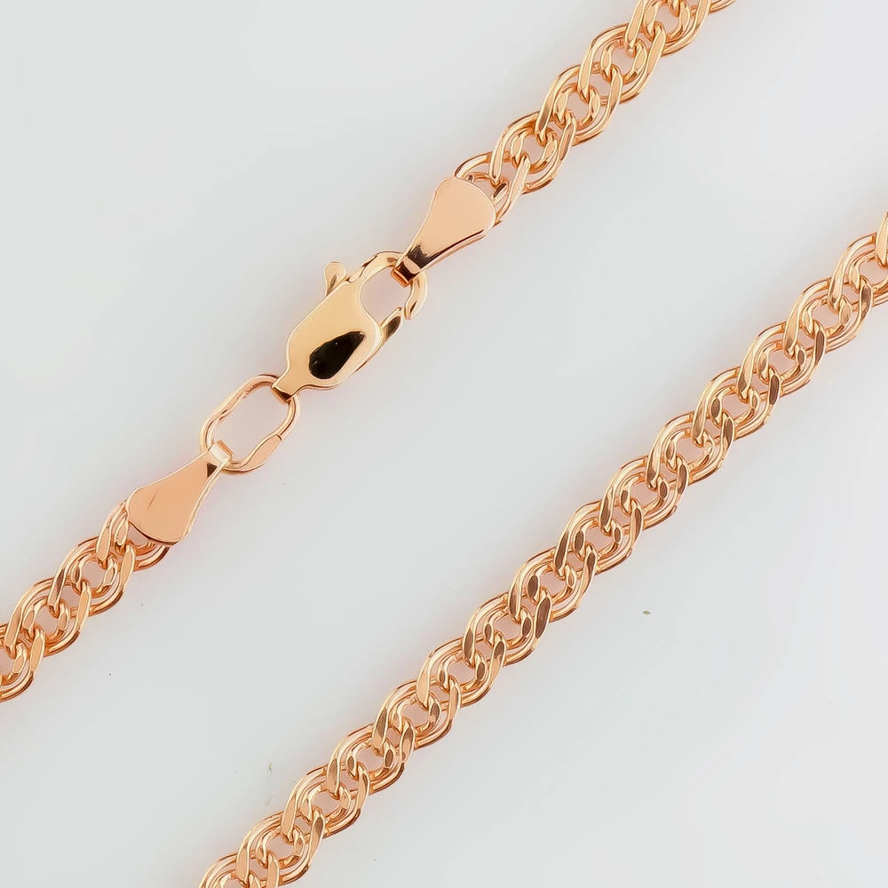 Цепь из красного золота 585 пробы