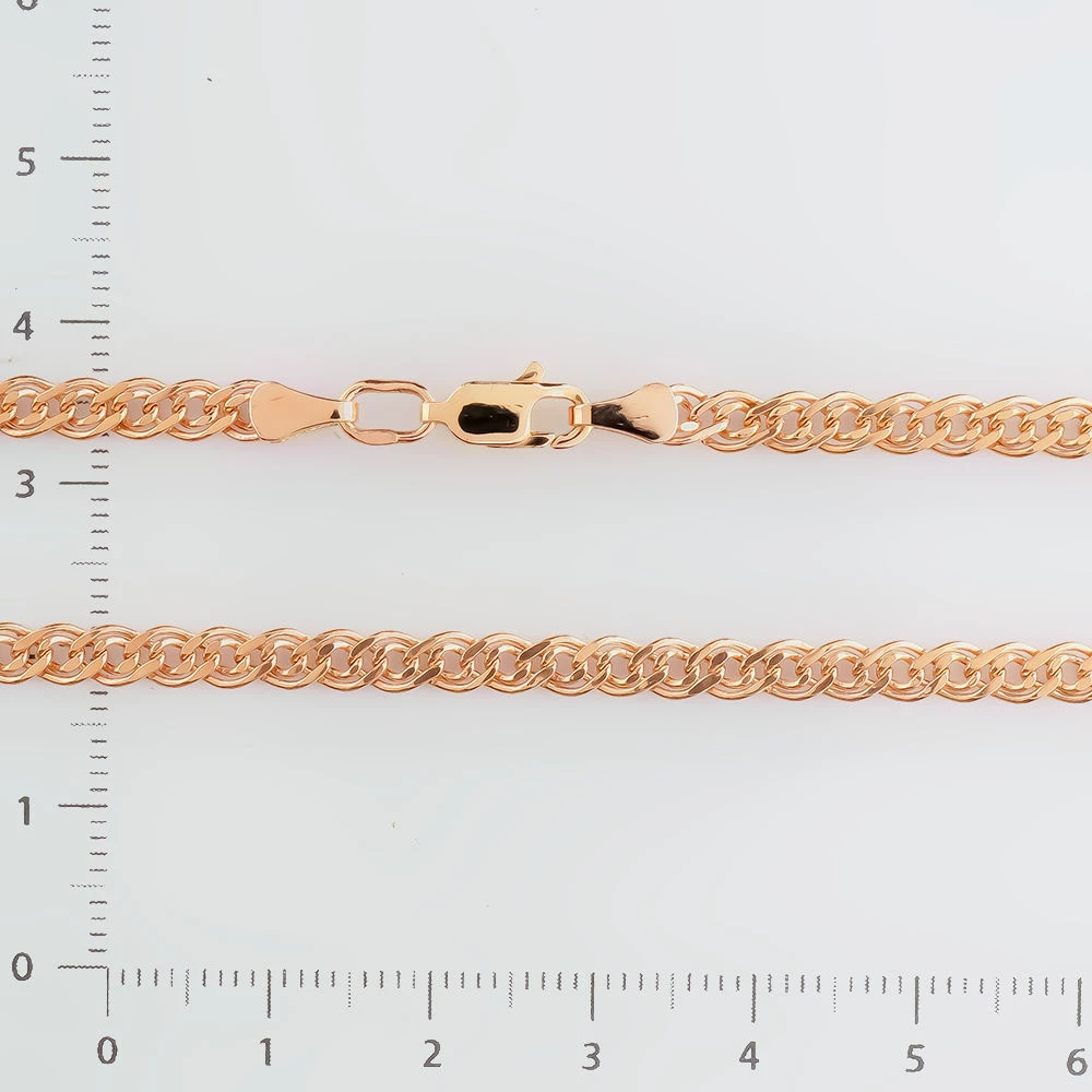 Цепь из красного золота 585 пробы