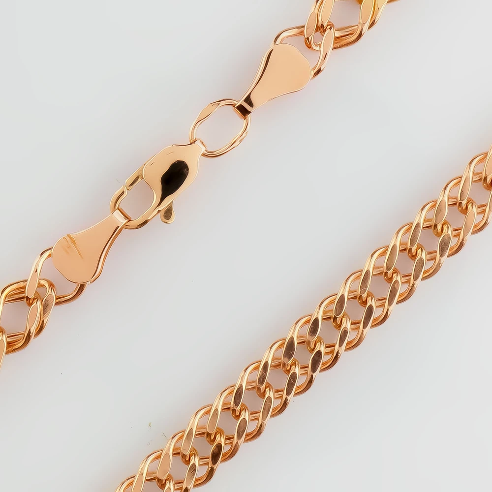 Цепь из красного золота 585 пробы