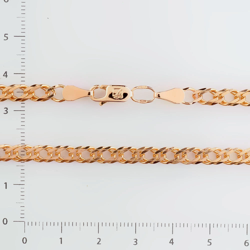 Цепь из красного золота 585 пробы