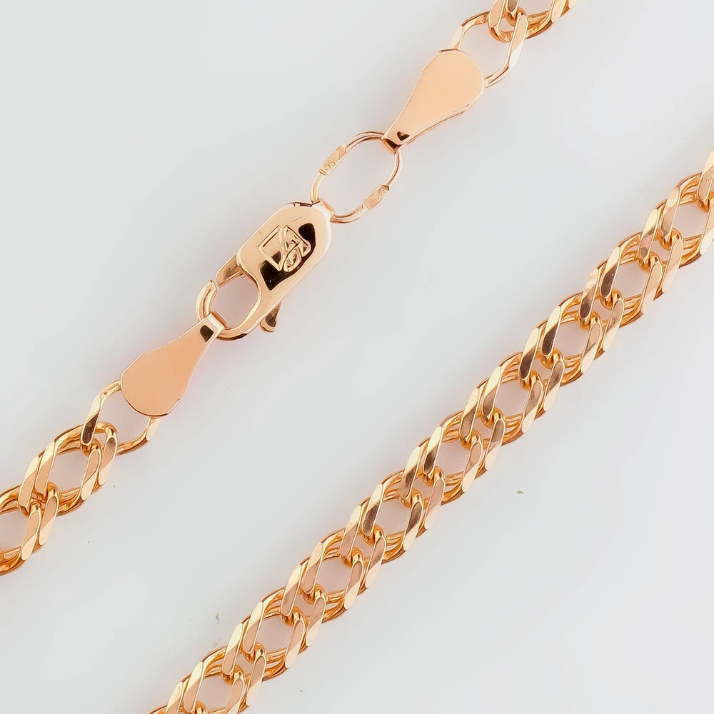 Цепь из красного золота 585 пробы