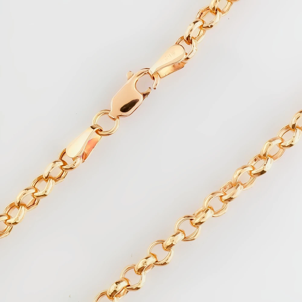 Цепь из красного золота 585 пробы