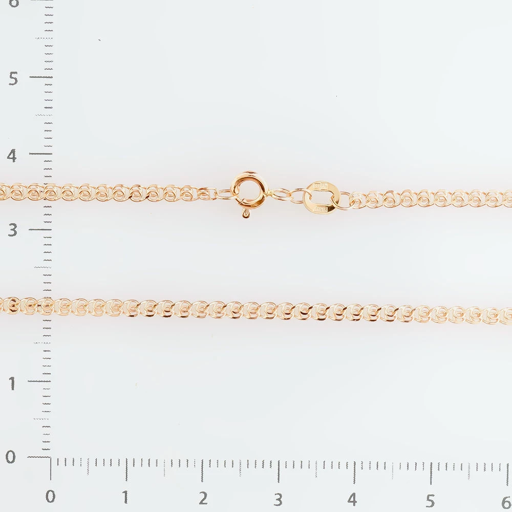 Цепь из красного золота 585 пробы