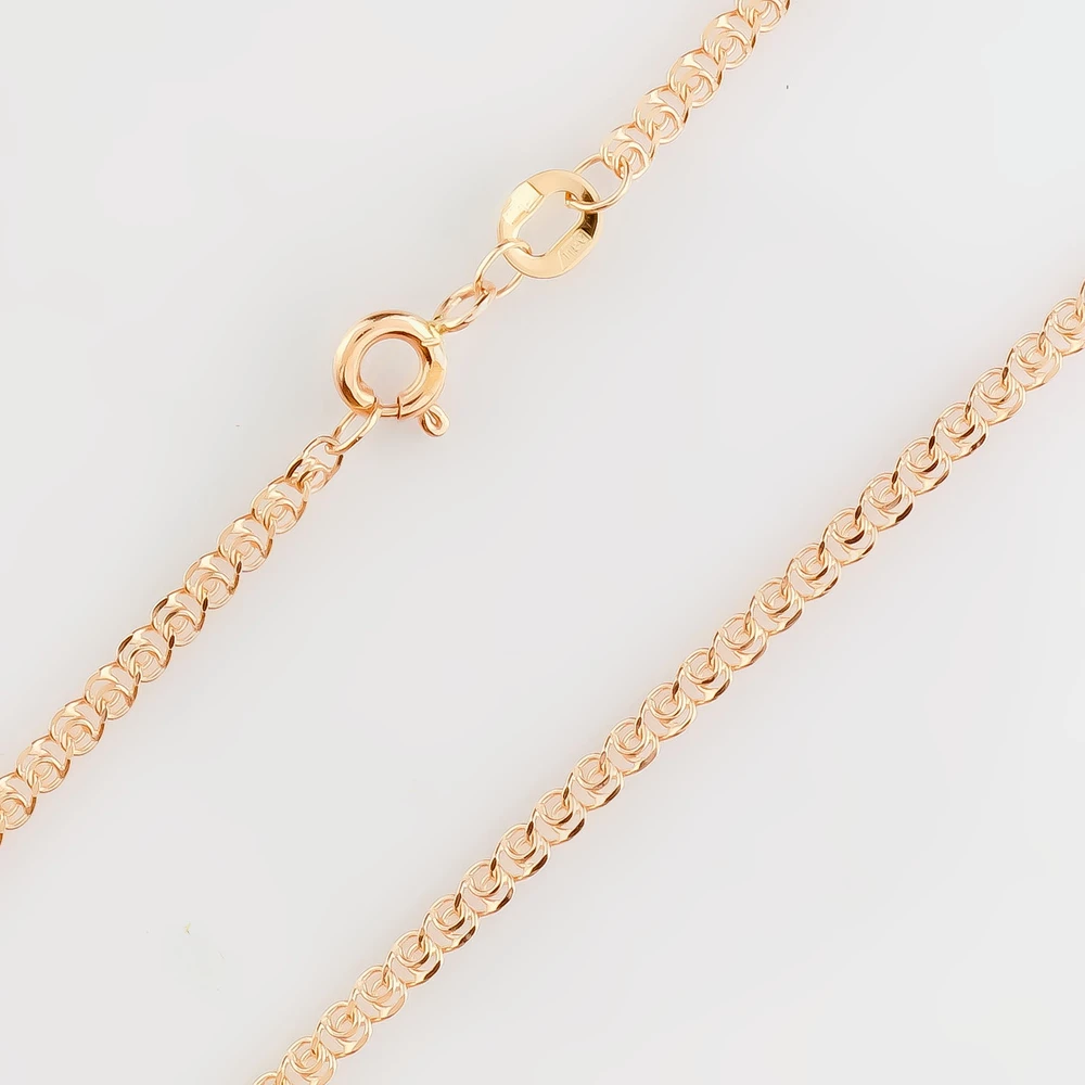 Цепь из красного золота 585 пробы