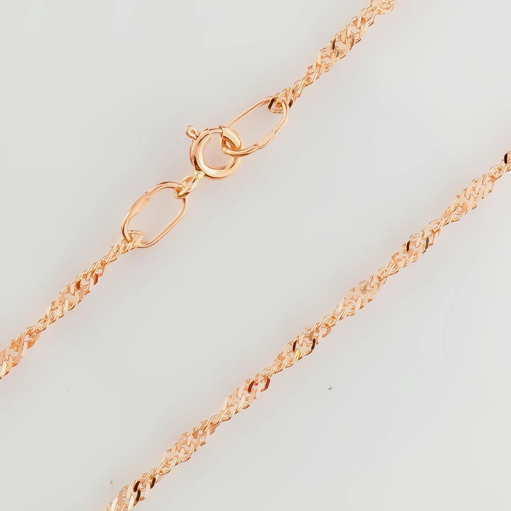 Цепь из красного золота 585 пробы