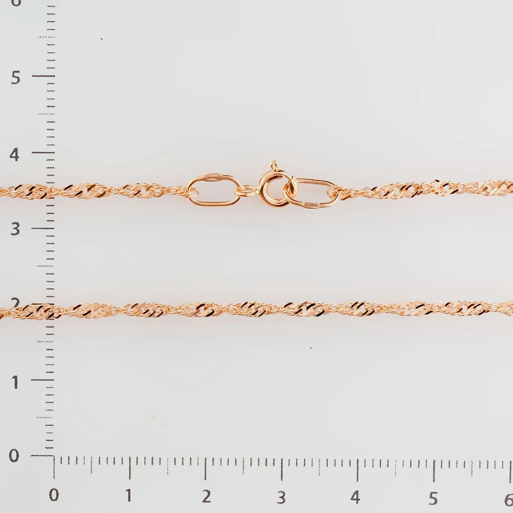 Цепь из красного золота 585 пробы