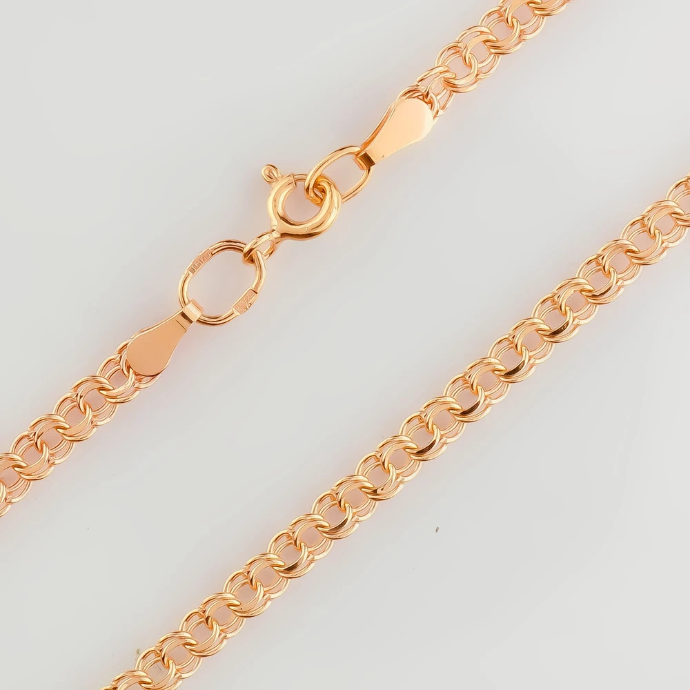 Цепь из красного золота 585 пробы