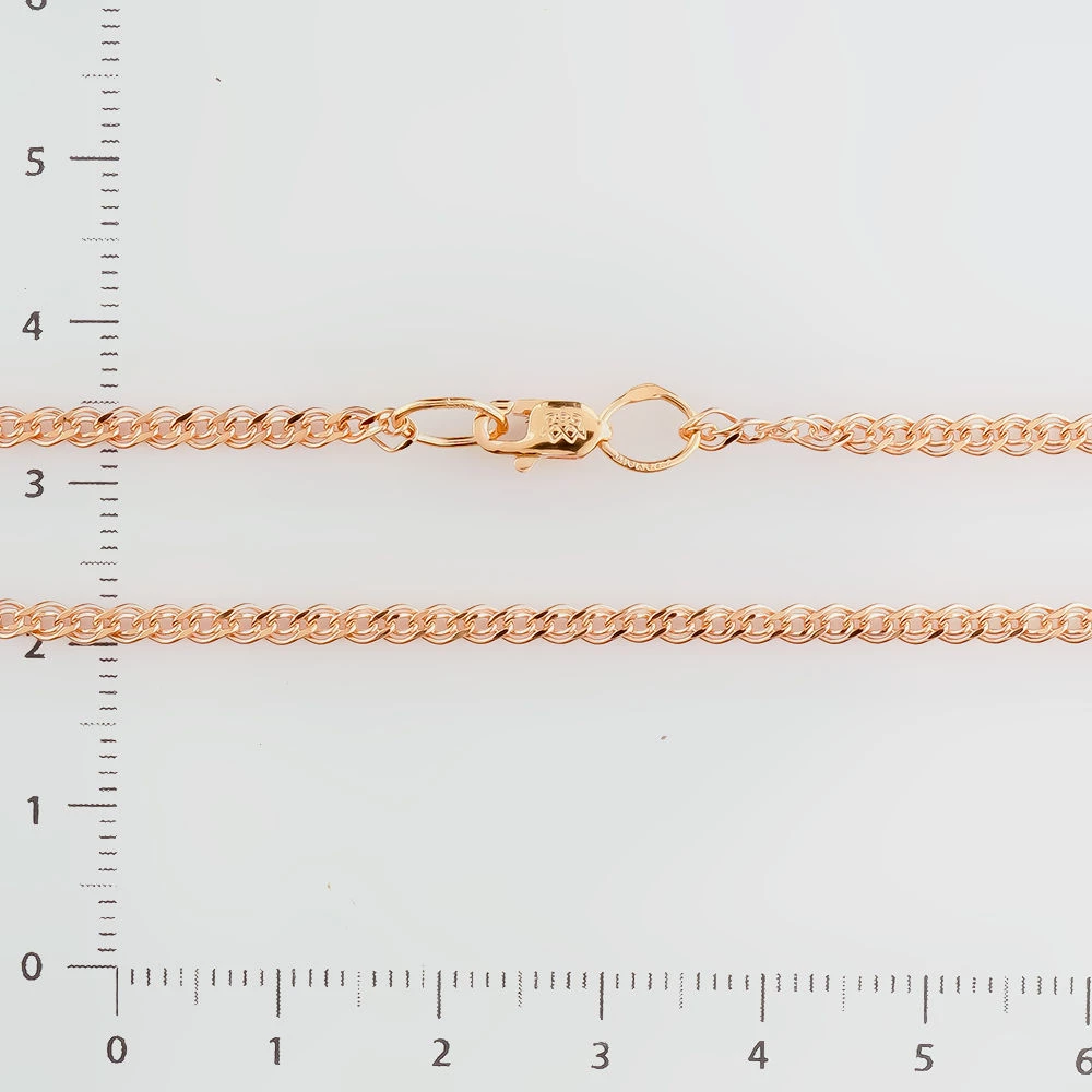 Цепь из красного золота 585 пробы