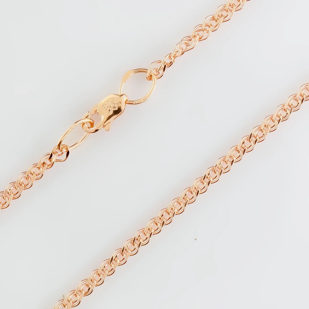 Цепь из красного золота 585 пробы