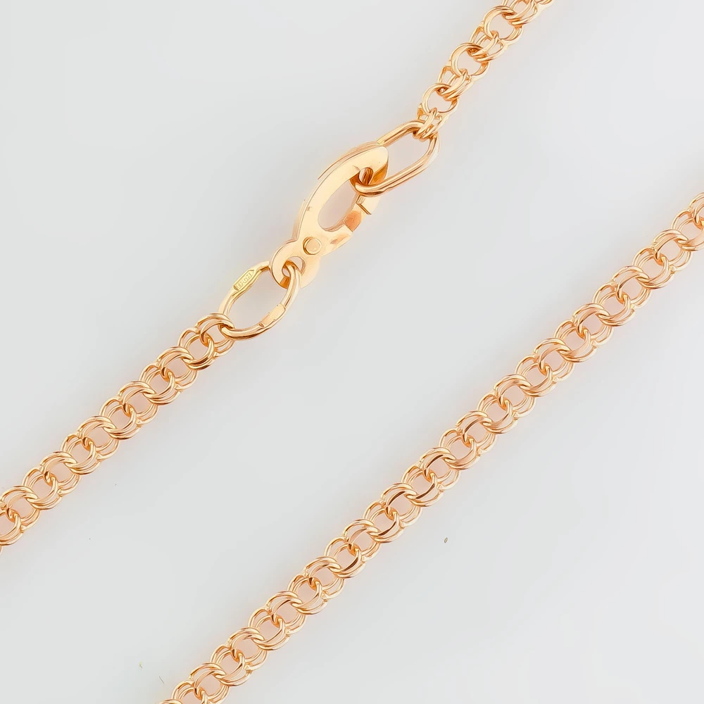 Цепь из красного золота 585 пробы