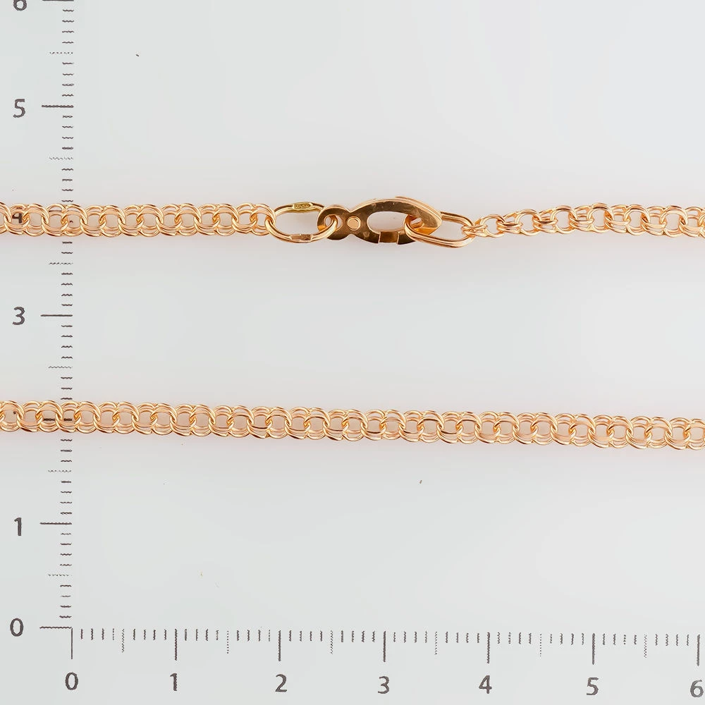 Цепь из красного золота 585 пробы