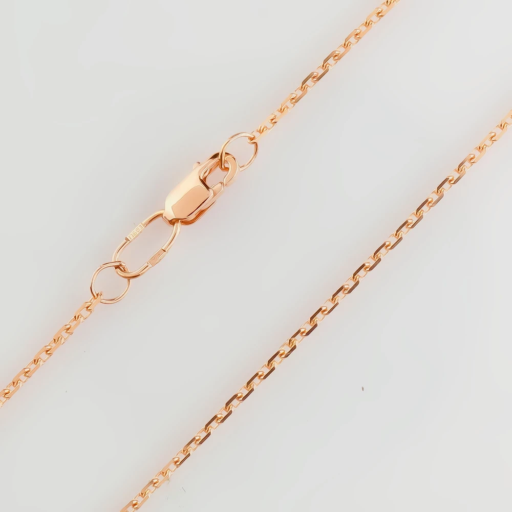 Цепь из красного золота 585 пробы