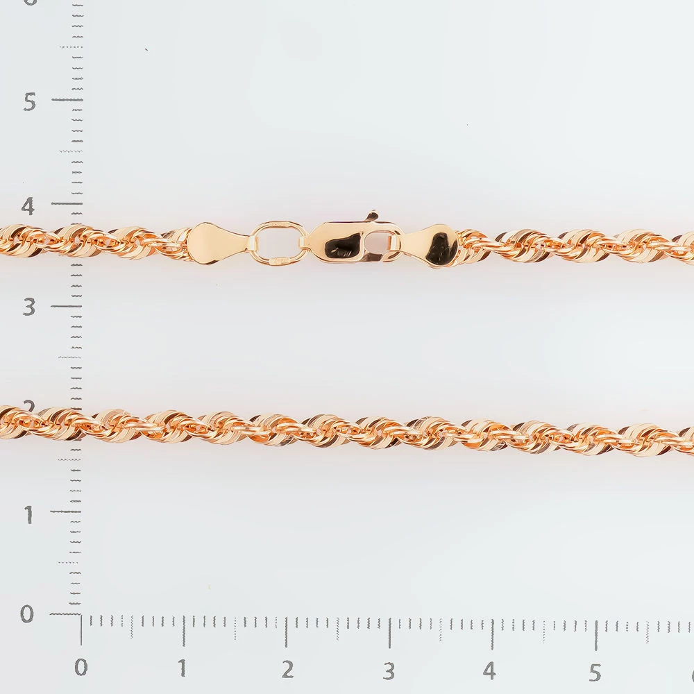 Цепь из красного золота 585 пробы