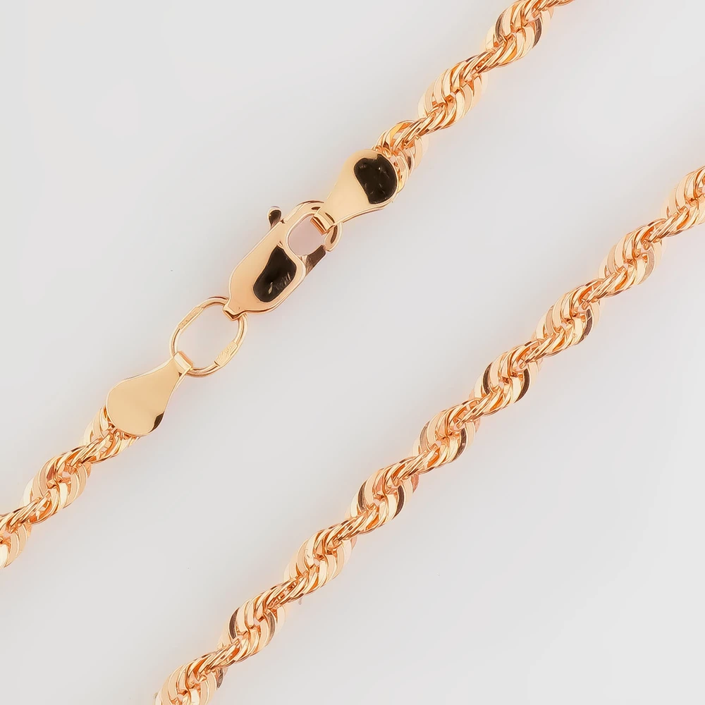 Цепь из красного золота 585 пробы