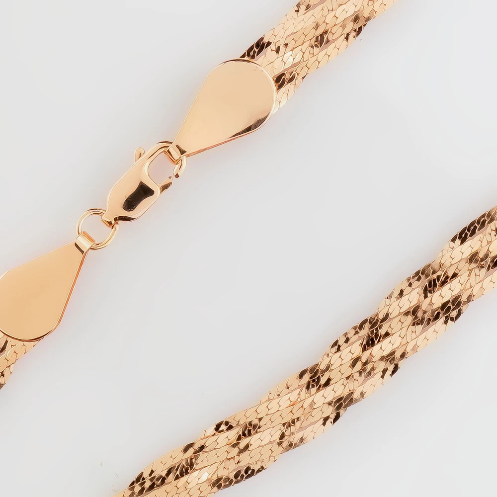 Цепь из красного золота 585 пробы