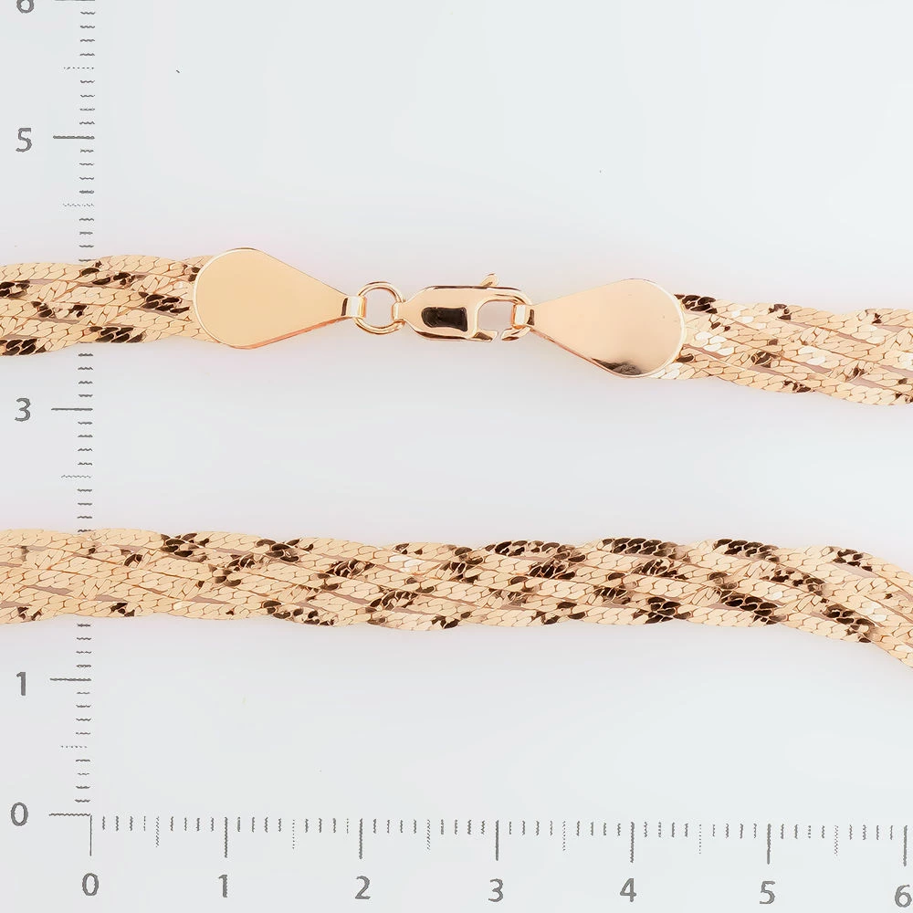 Цепь из красного золота 585 пробы