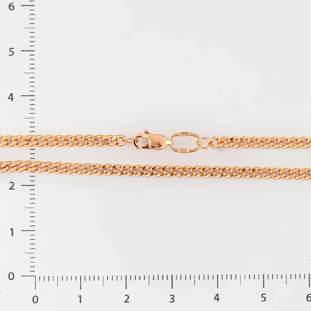 Цепь из красного золота 585 пробы