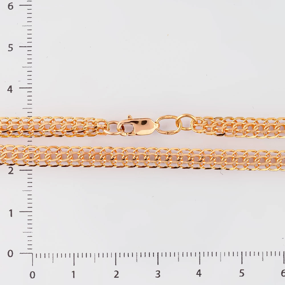 Цепь из красного золота 585 пробы