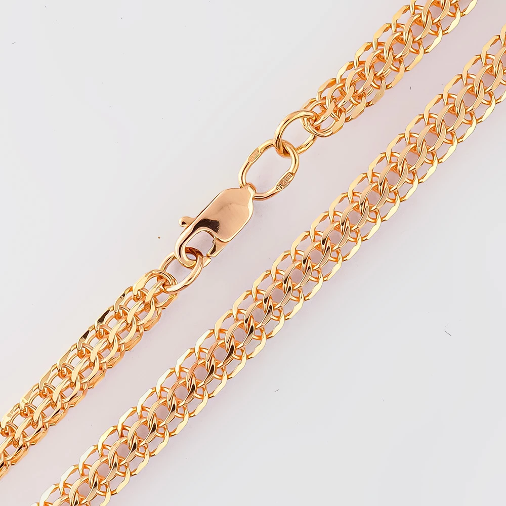 Цепь из красного золота 585 пробы