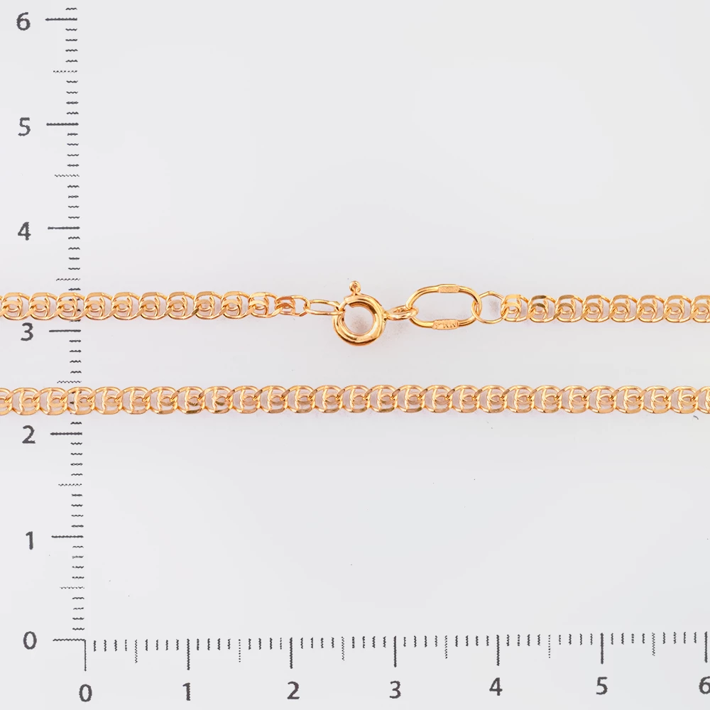 Цепь из красного золота 585 пробы