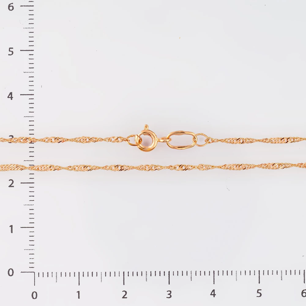 Цепь из красного золота 585 пробы