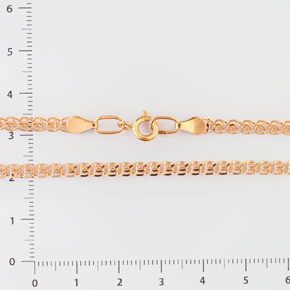 Цепь из красного золота 585 пробы