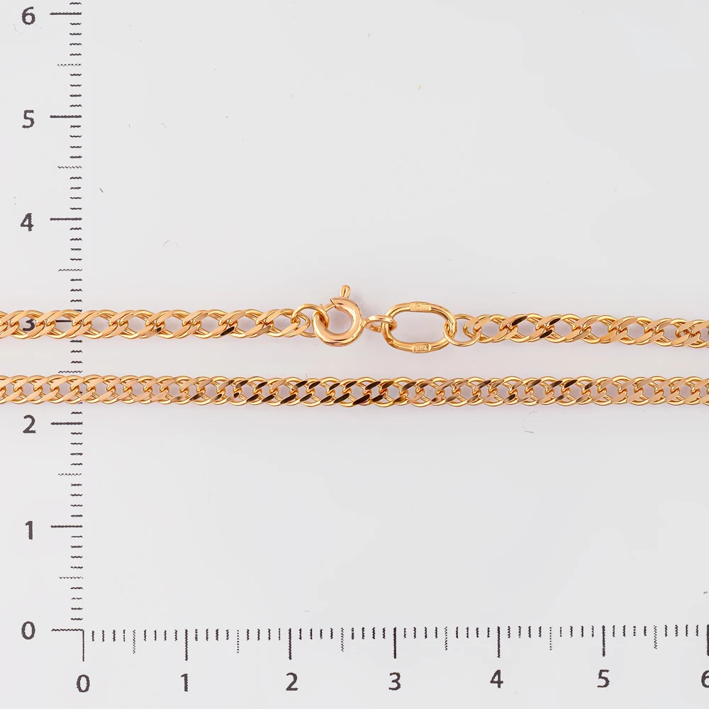 Цепь из красного золота 585 пробы