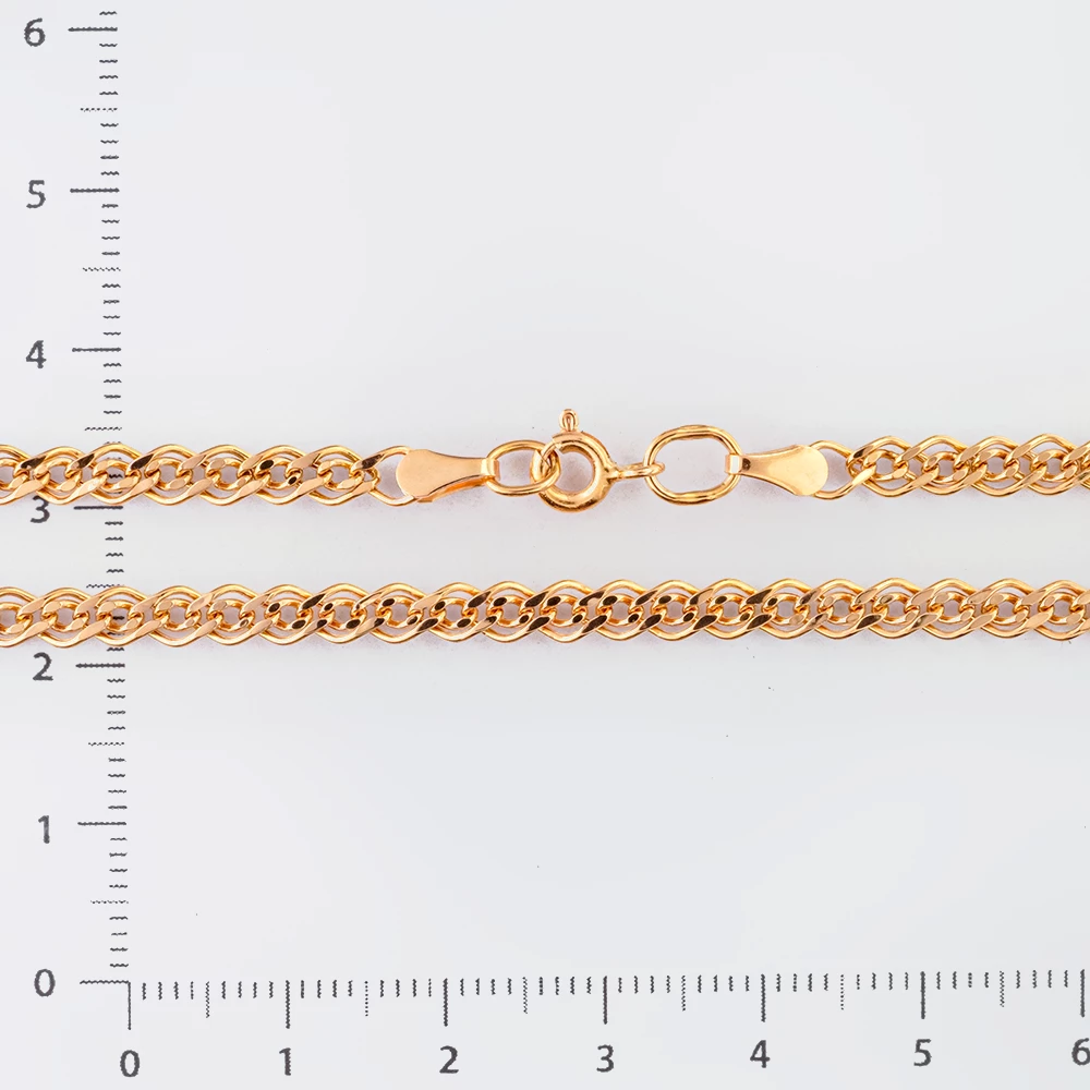 Цепь из красного золота 585 пробы