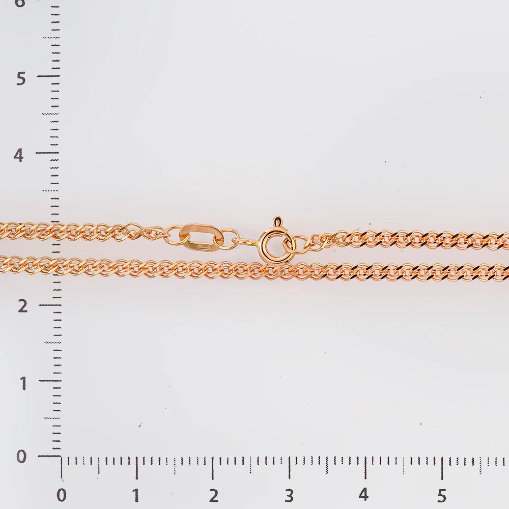 Цепь из красного золота 585 пробы
